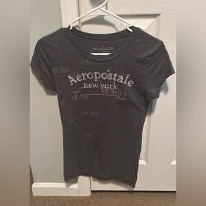 Aéropostale New York Gray Logo Tee